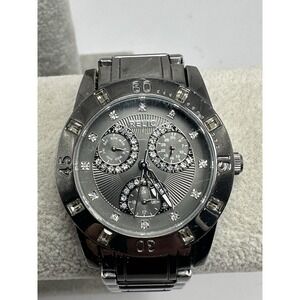 Relic ZR15691 Ladies Watch‎ New Battery 34MM 6" Gunmetal D62